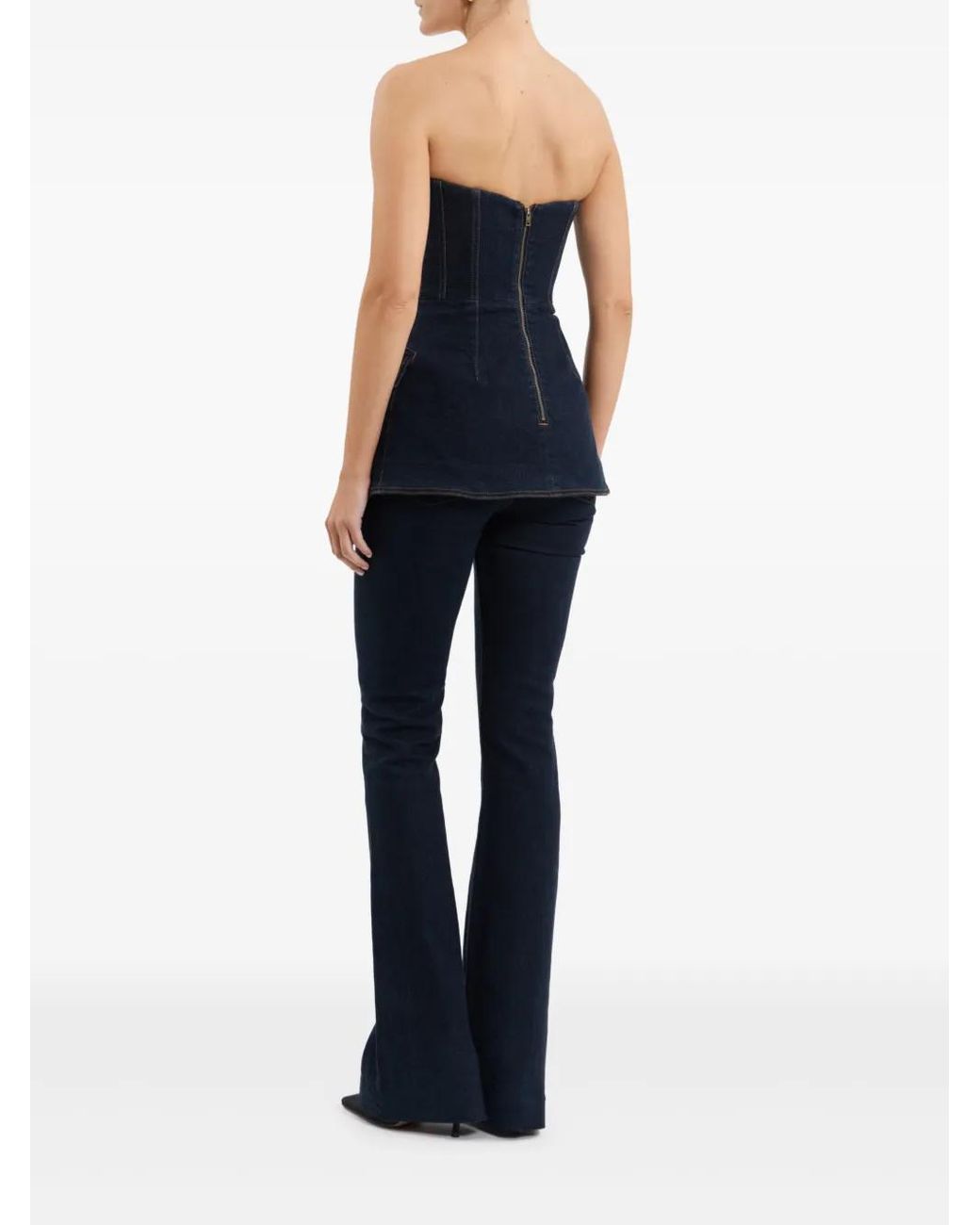 Rebecca Vallance Blue Pilot Top