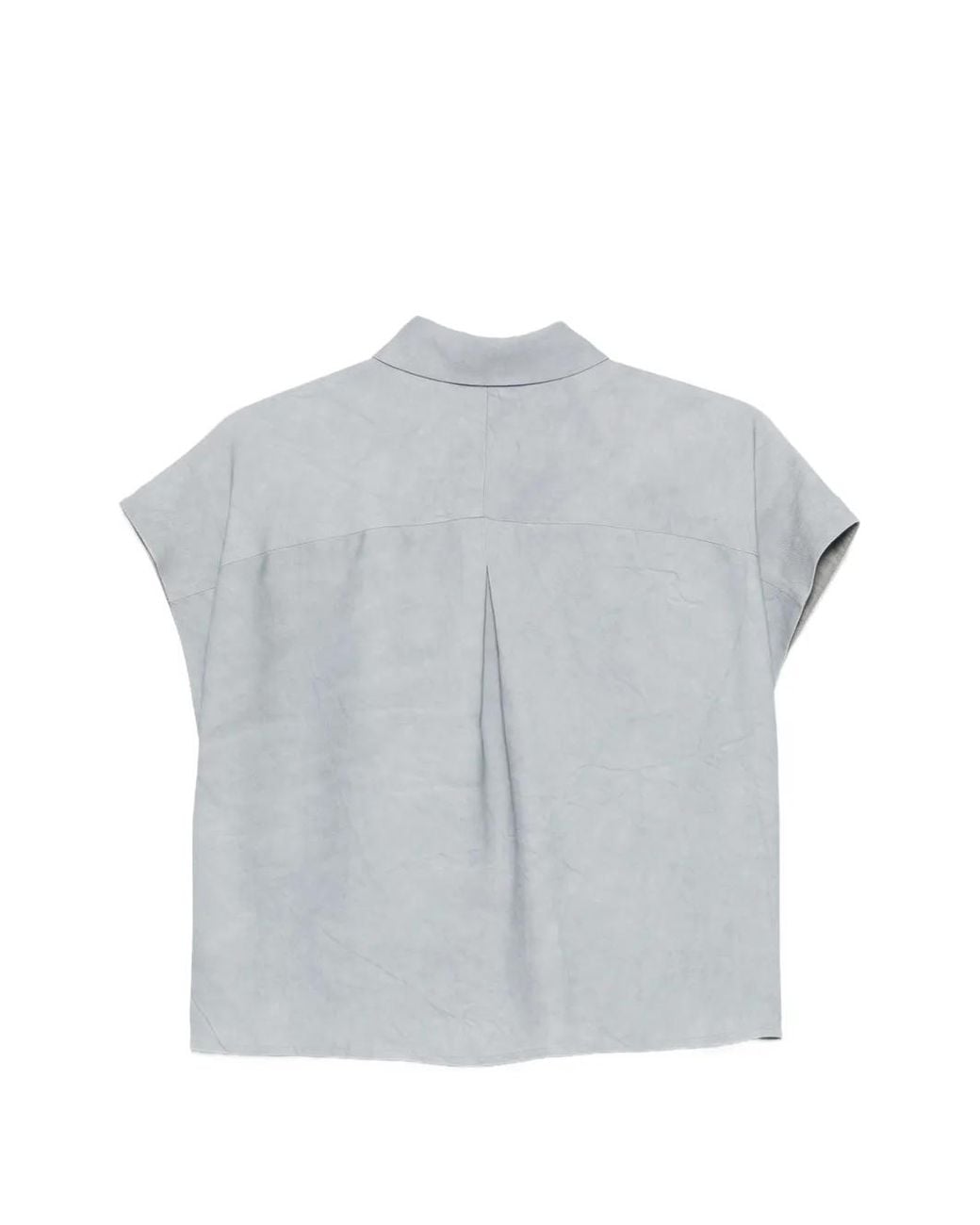 Alysi Gray Blouse Boutonnée