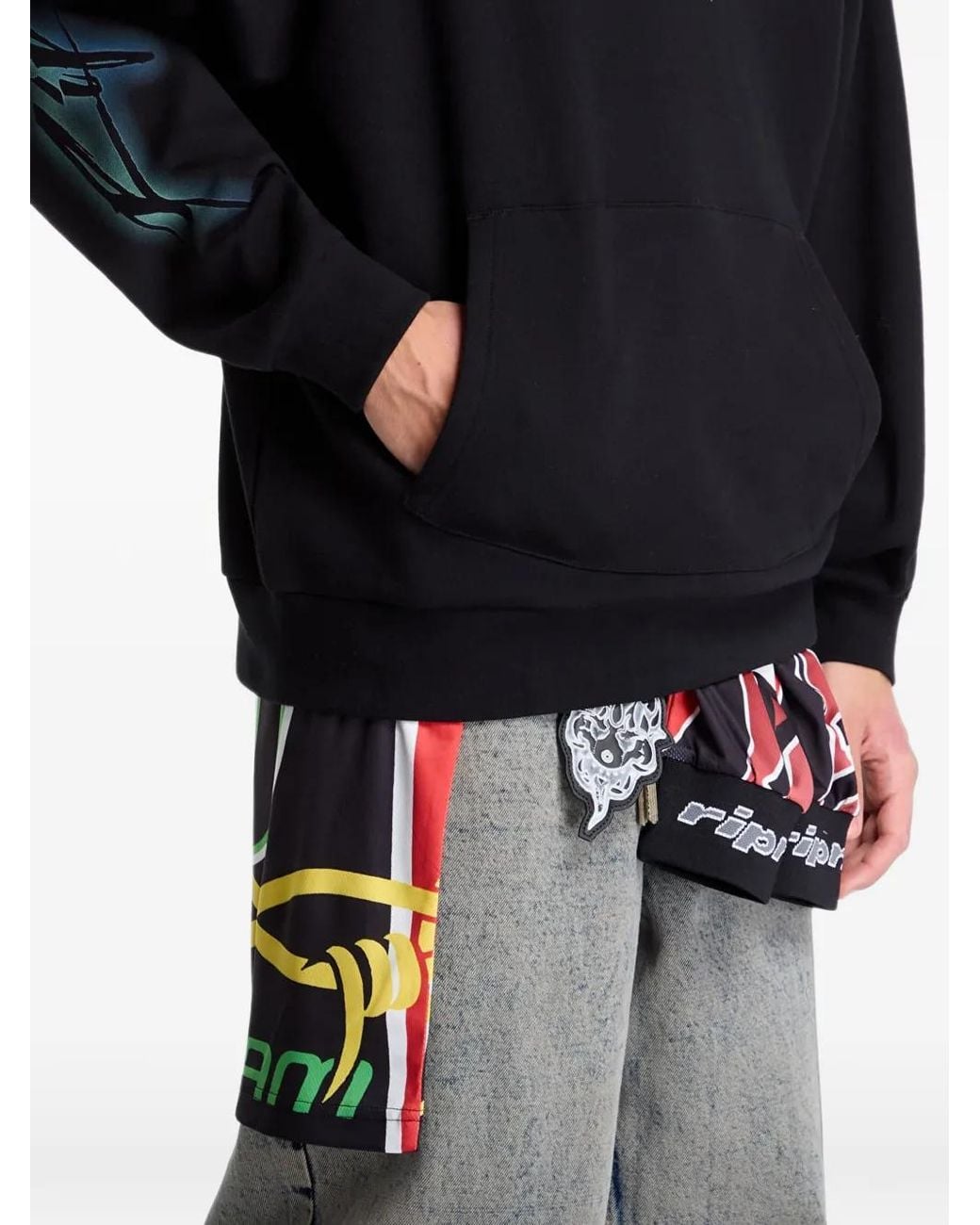 RIPNDIP Black Nerm Claw Hoodie for men