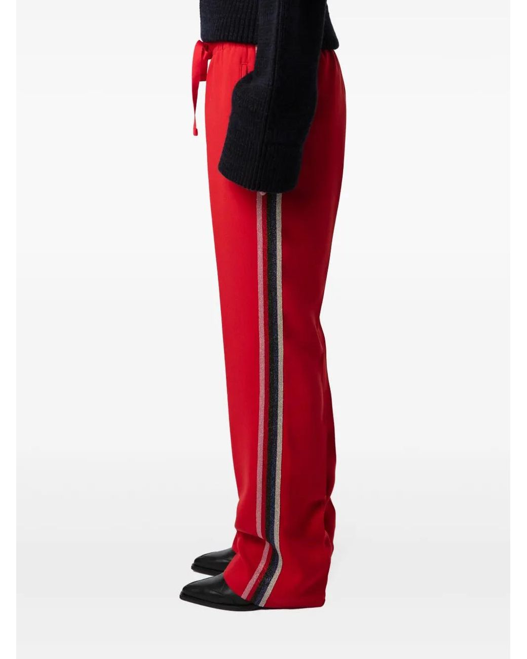 Zadig & Voltaire Red Pomy Trousers