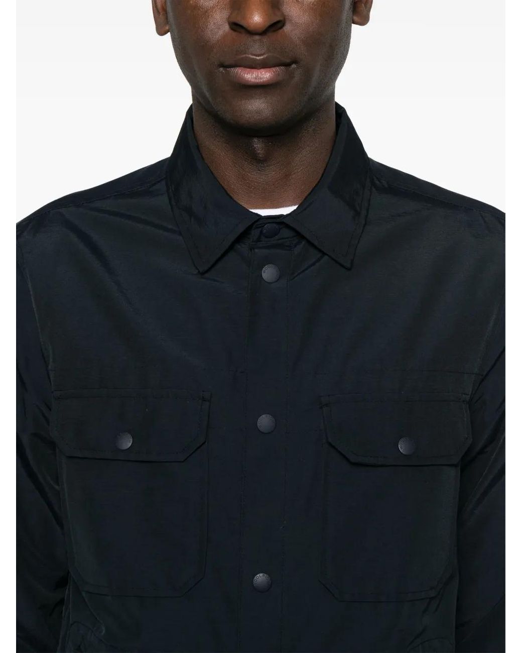 Light Ramar Overshirt di Woolrich in Blue da Uomo