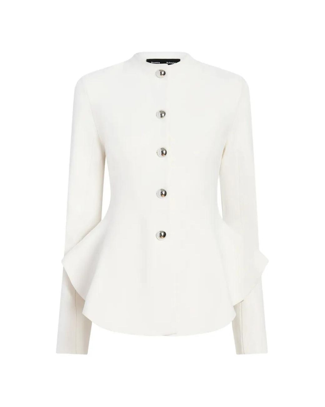 Proenza Schouler White Off Viscose Polyamide Jacket