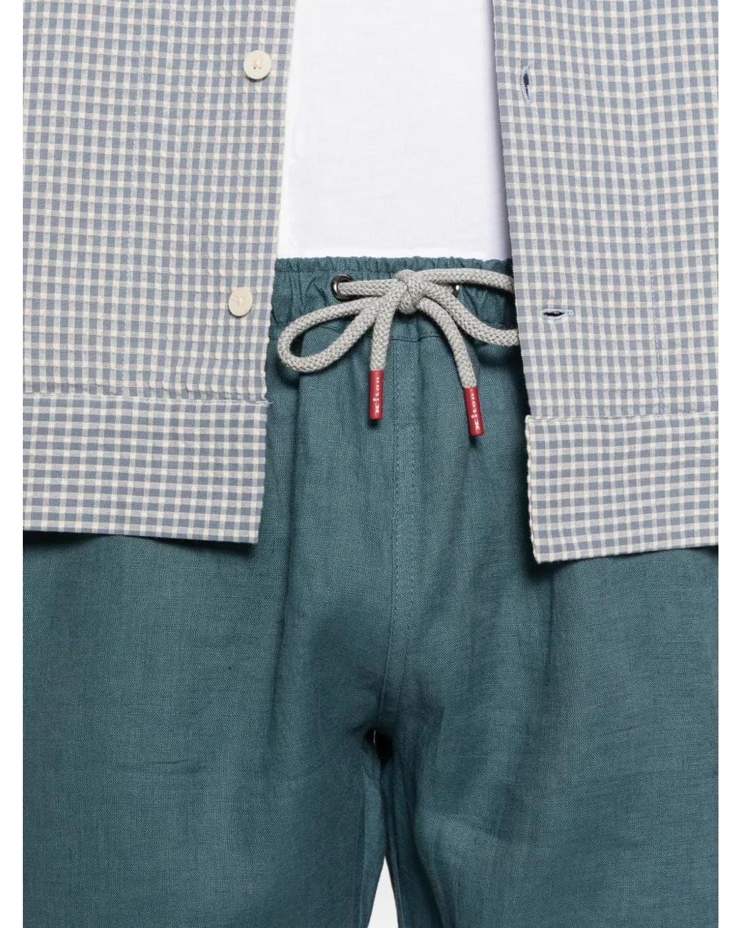 Kiton Shorts Mit Kordelzug in Blue für Herren