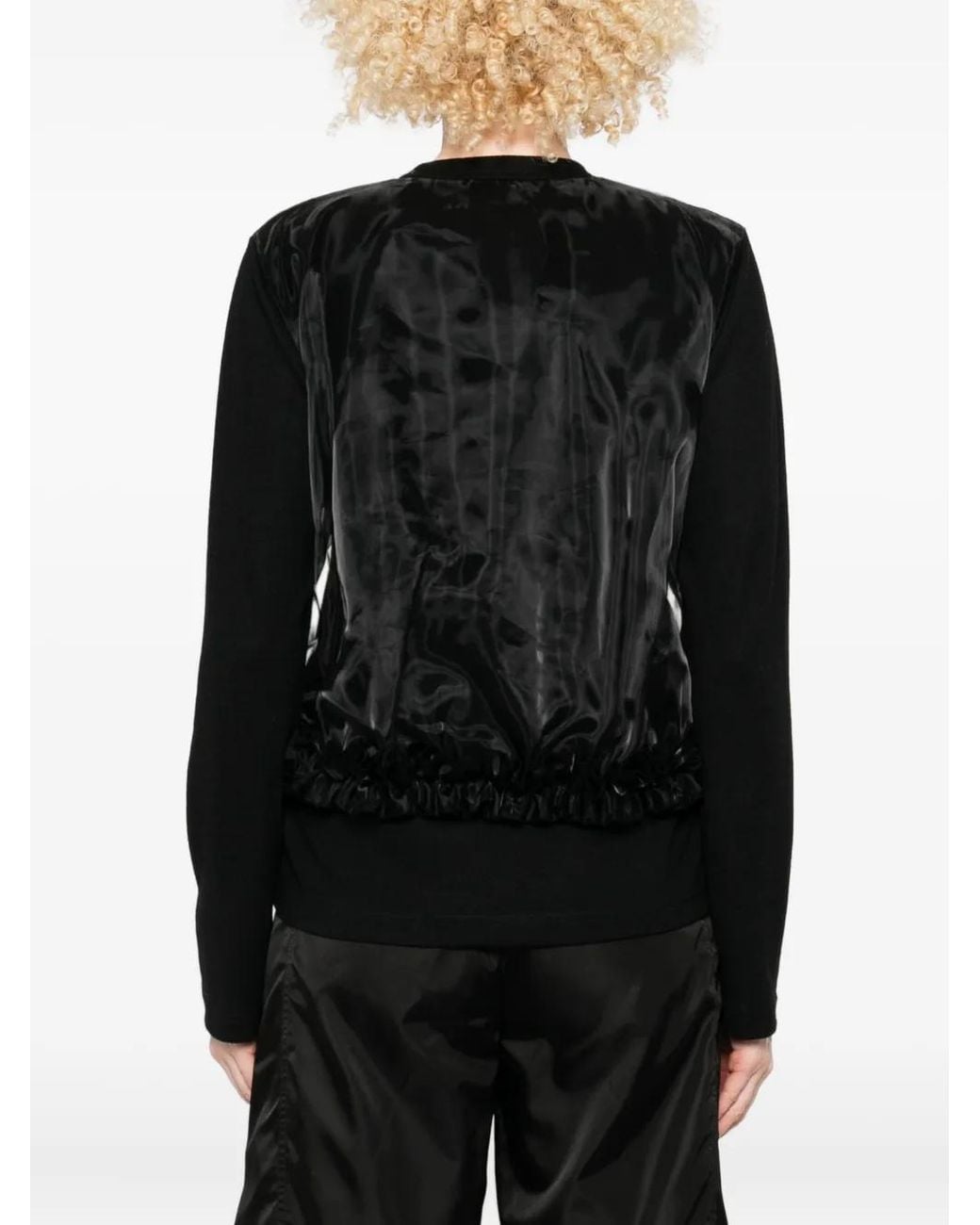 Noir Kei Ninomiya Black Wool Cardigan