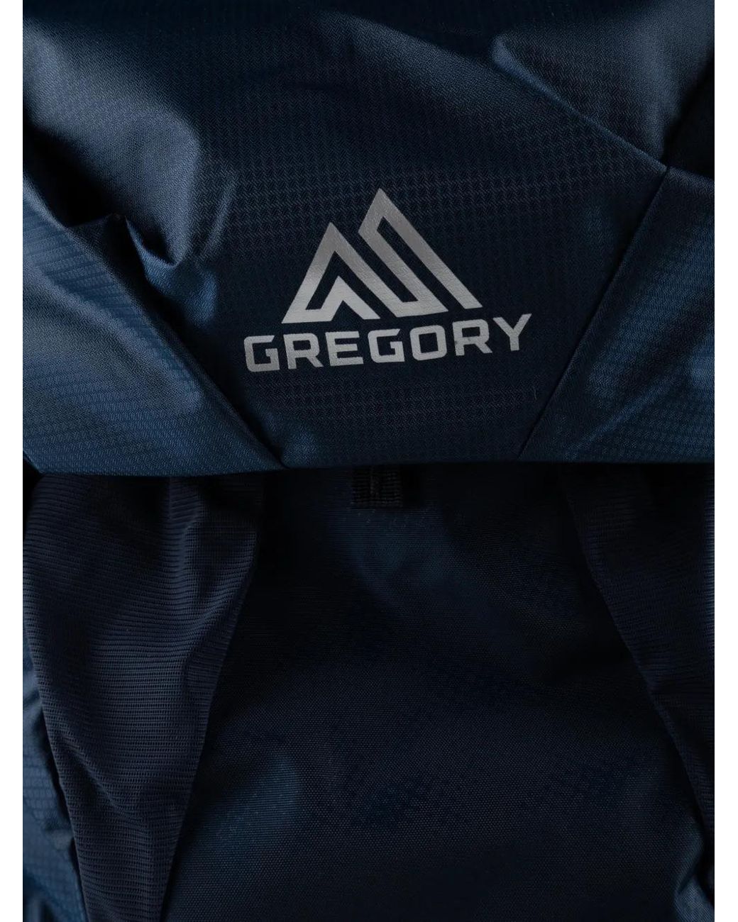 Gregory Blue Logo-Print Ripstop Backpack