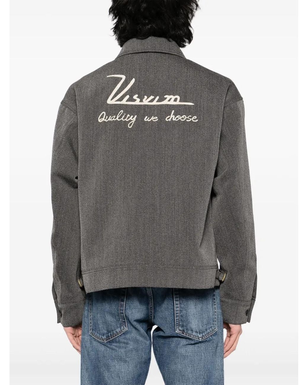 Visvim Gray Strato Jacket for men