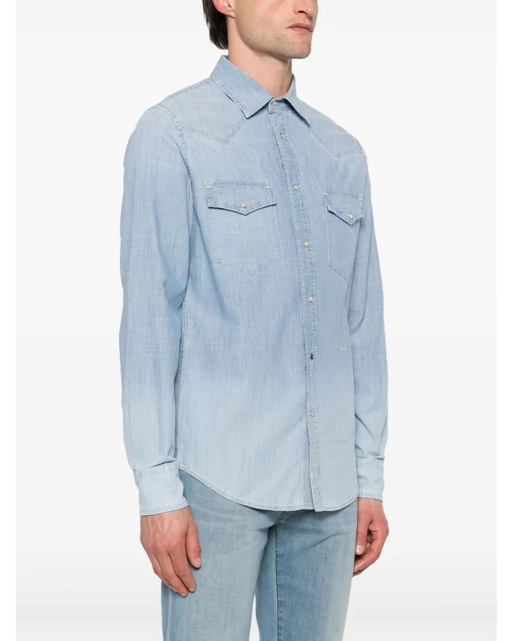 Jacob Cohen Blue Shirts for men