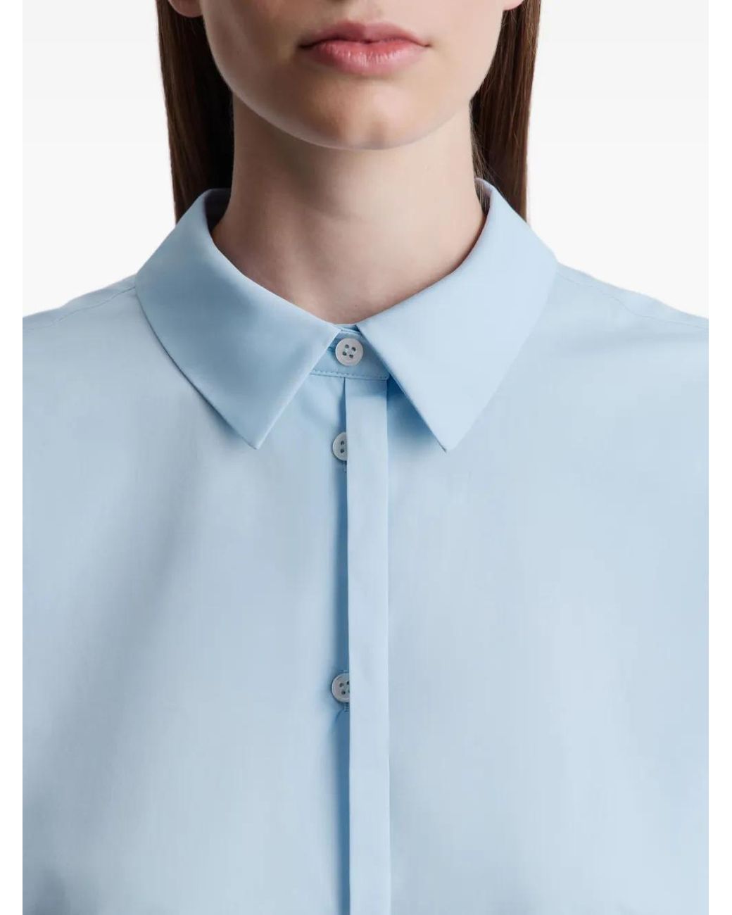 12 STOREEZ Blue Organic Cotton Shirt