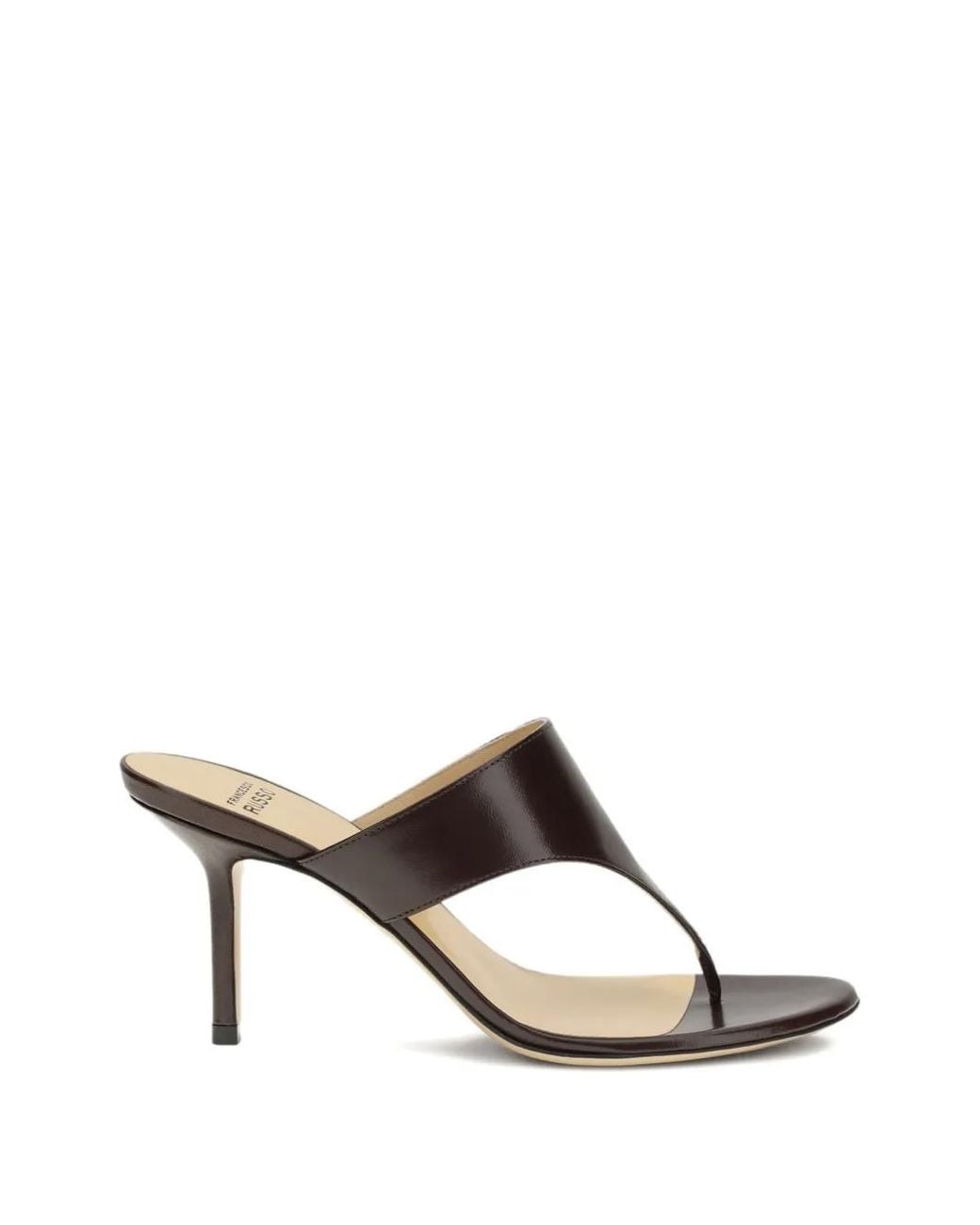 Francesco Russo Brown Stiletto-Heel Sandals
