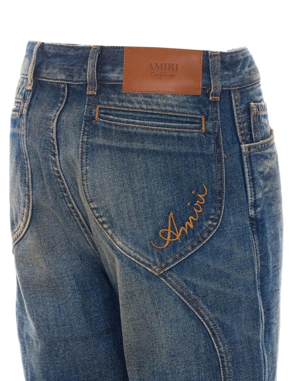 Amiri Blue Vintage-Cut Jeans