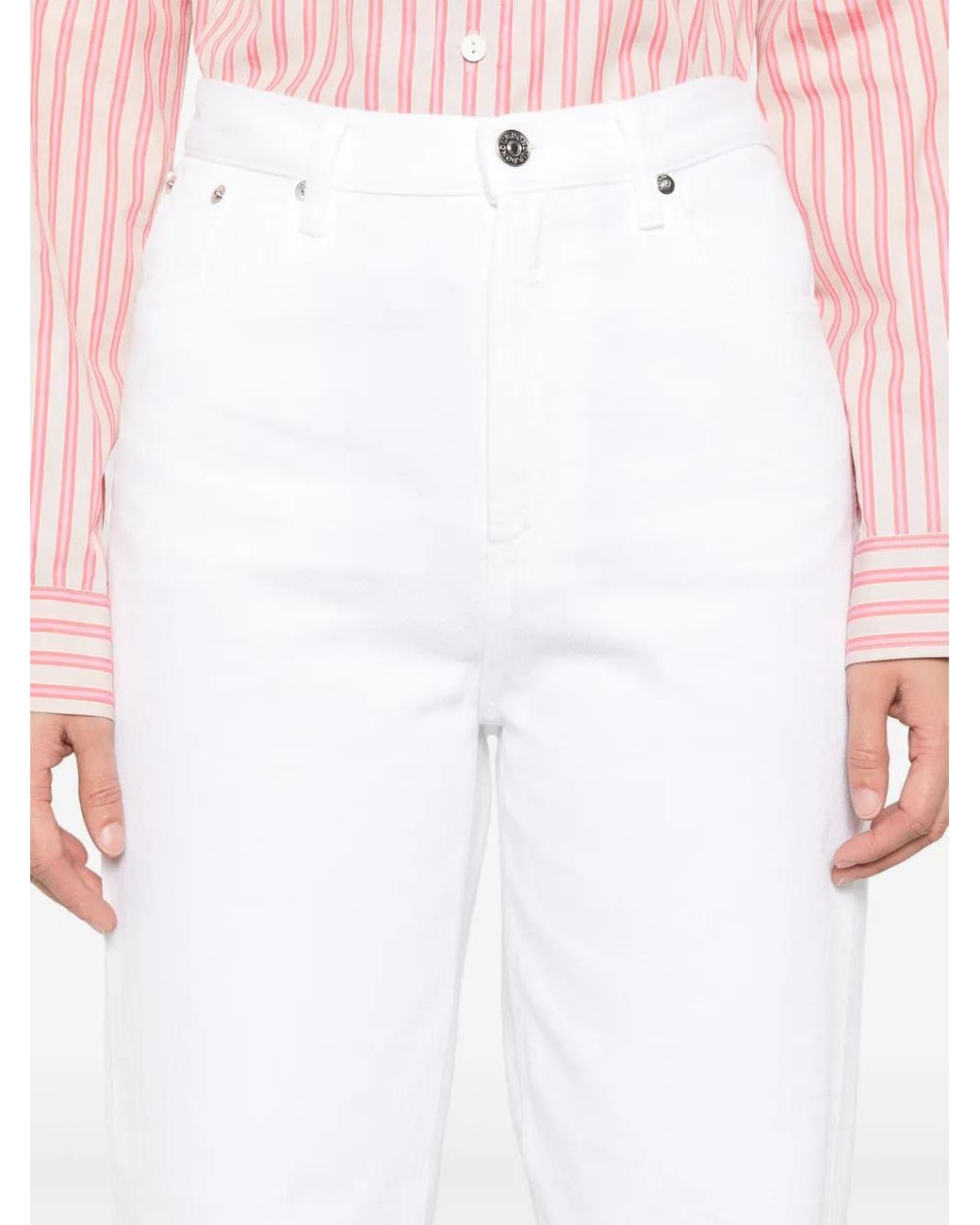 Dondup White Bessie Special Jeans