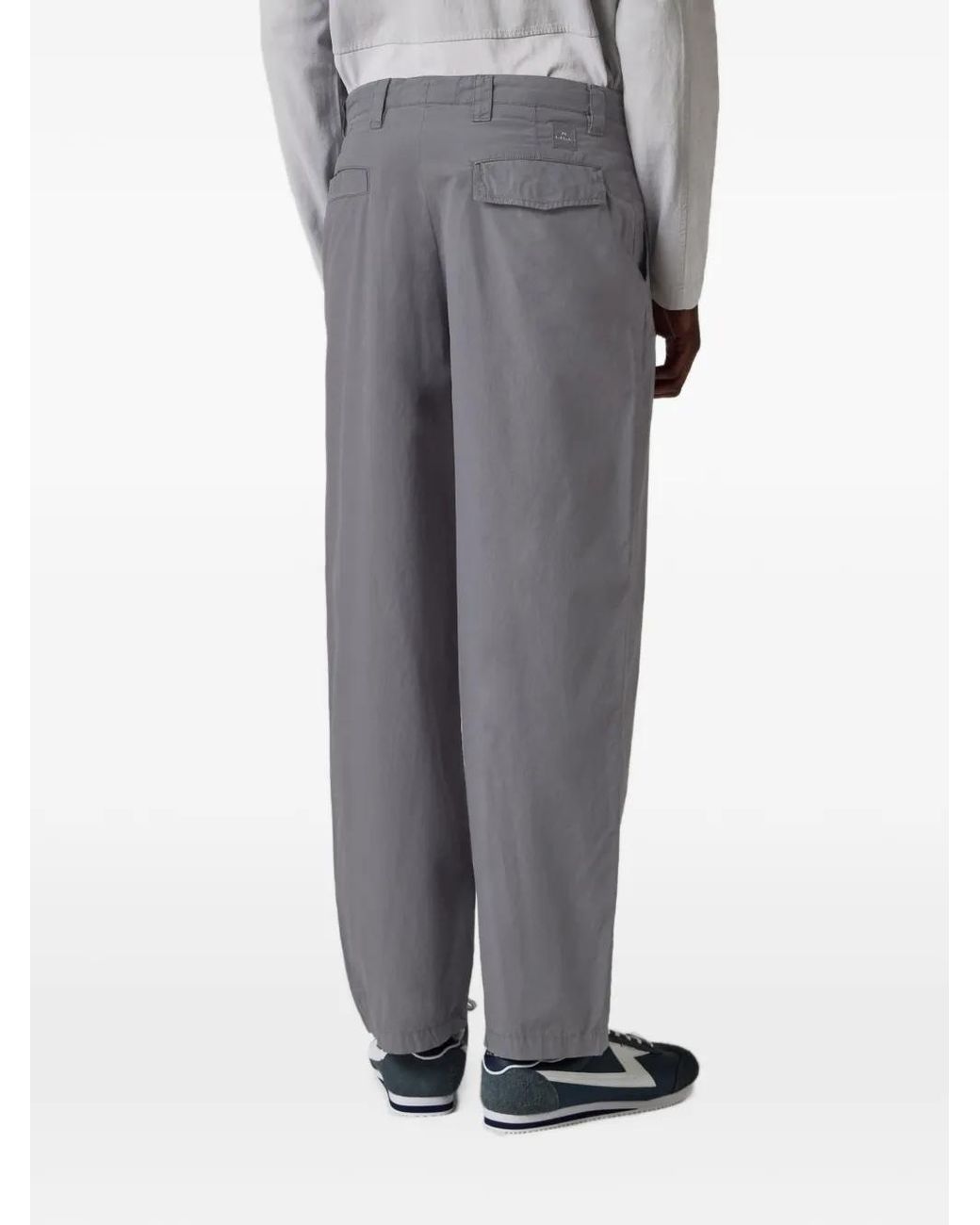Paul Smith Gray Relaxed-Fit Cotton Chinos for men