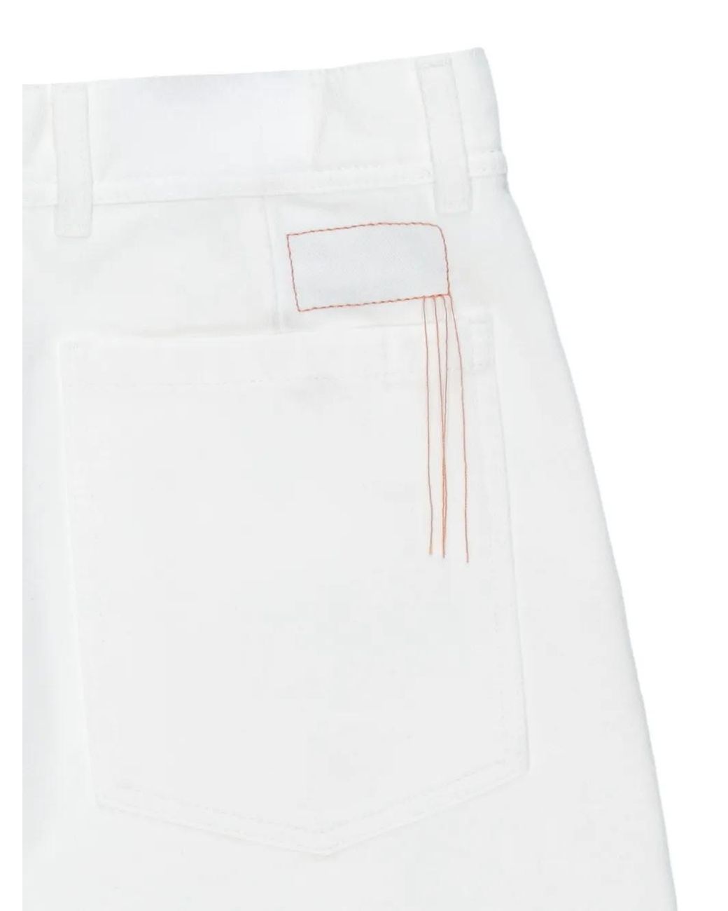 Fortela White Areat Patch Pocket Wide-Leg Trousers for men