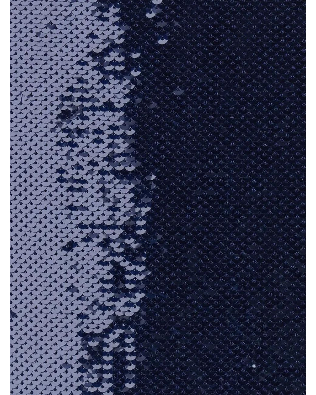 Tom Ford Blue Sequin-Embellished Pencil Skirt