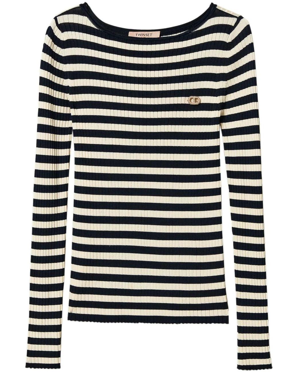 Pull À Rayures Twinset en coloris Black