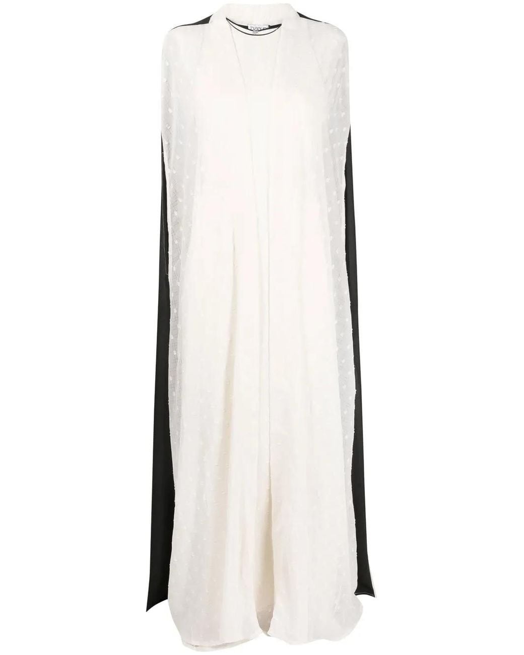 Baruni White Brigitte Dress And Cape Set