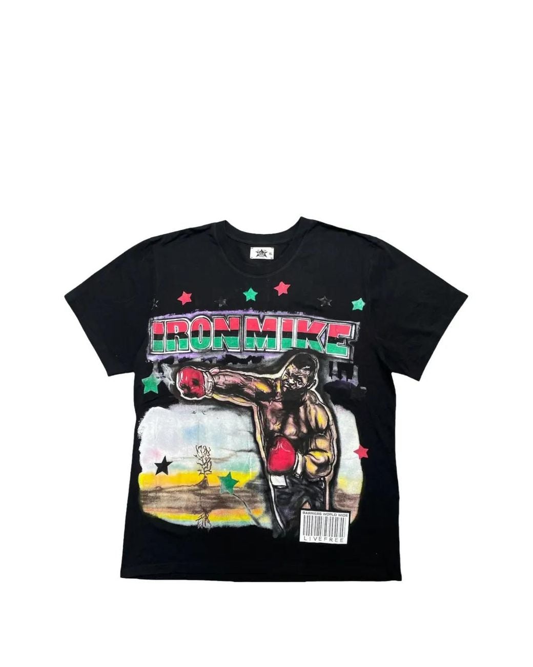 Barriers Black X King Phade Iron Mike T-Shirt for men