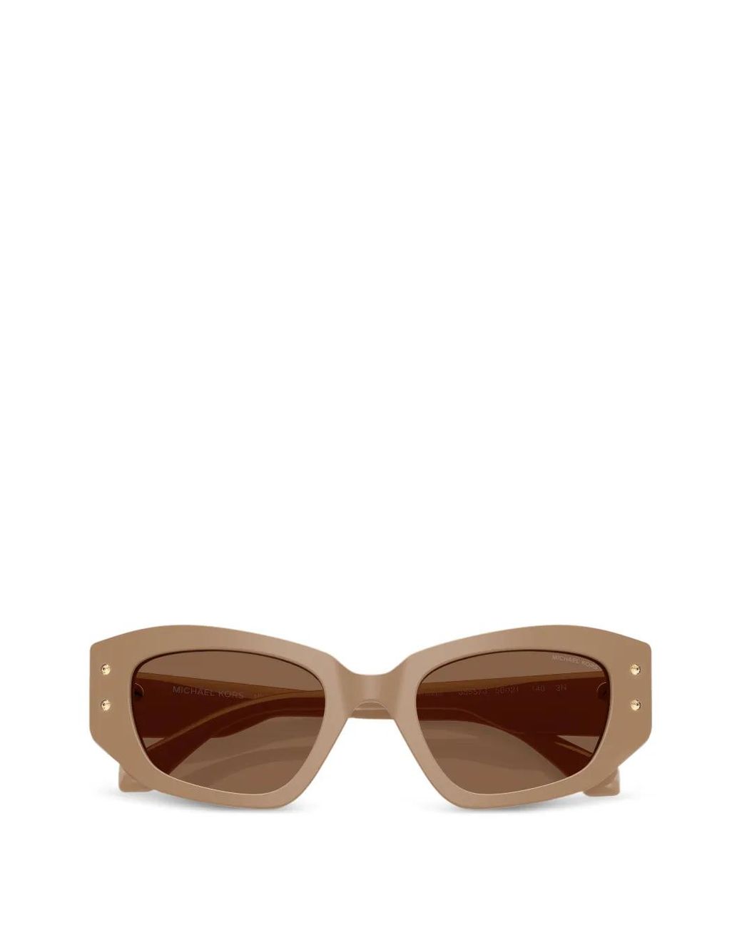 Michael Kors Natural Le Praz Geometric-Frame Sunglasses