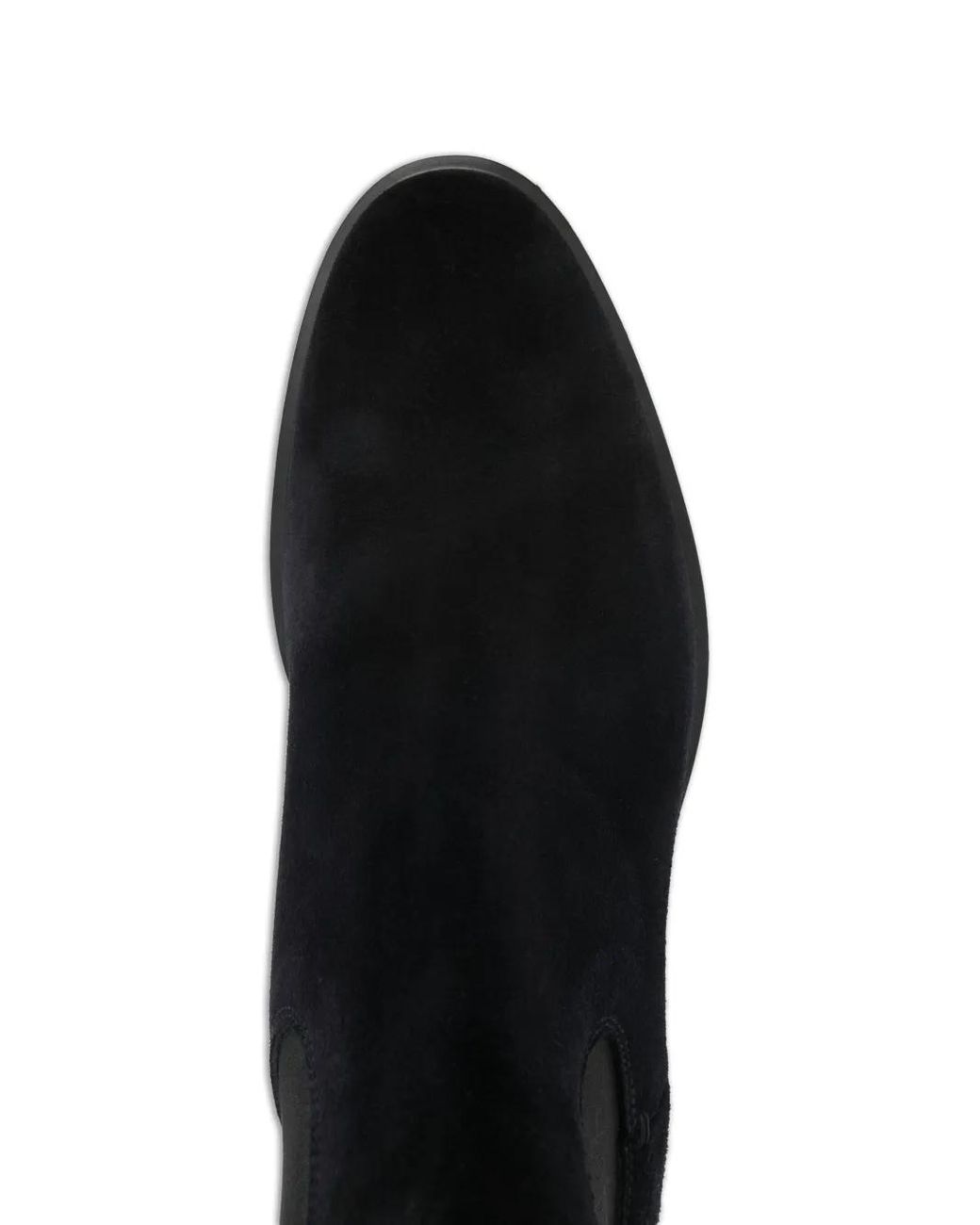 Doucal's Black Elastic-Panel Suede Boots for men