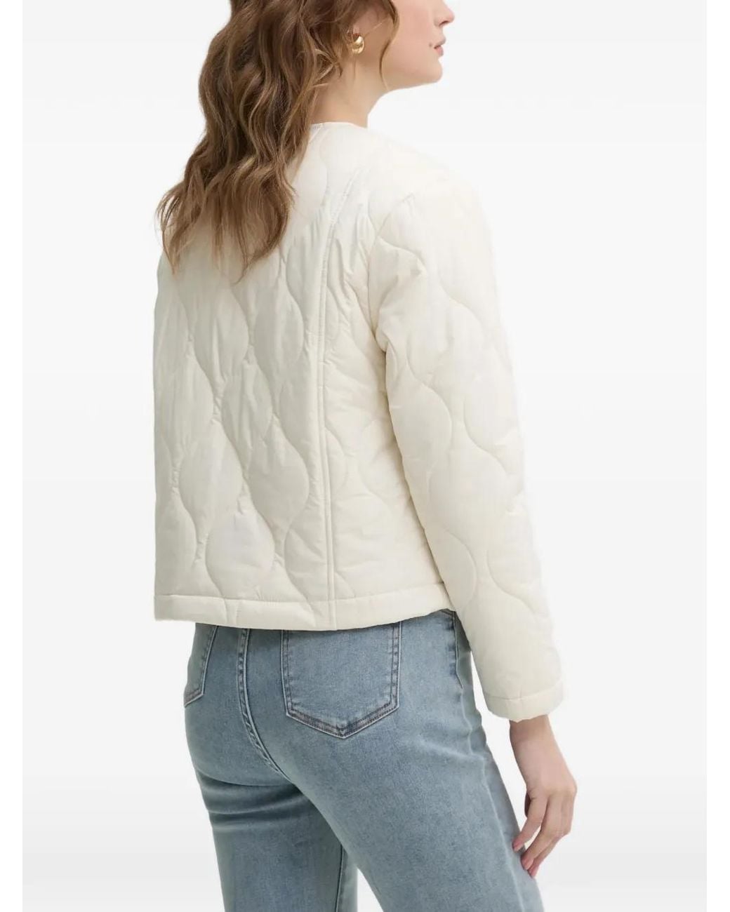 Giacca Con Zip di Morgan in White