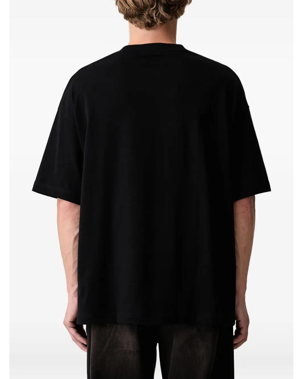 Fred Perry Black Oversized T-Shirt for men