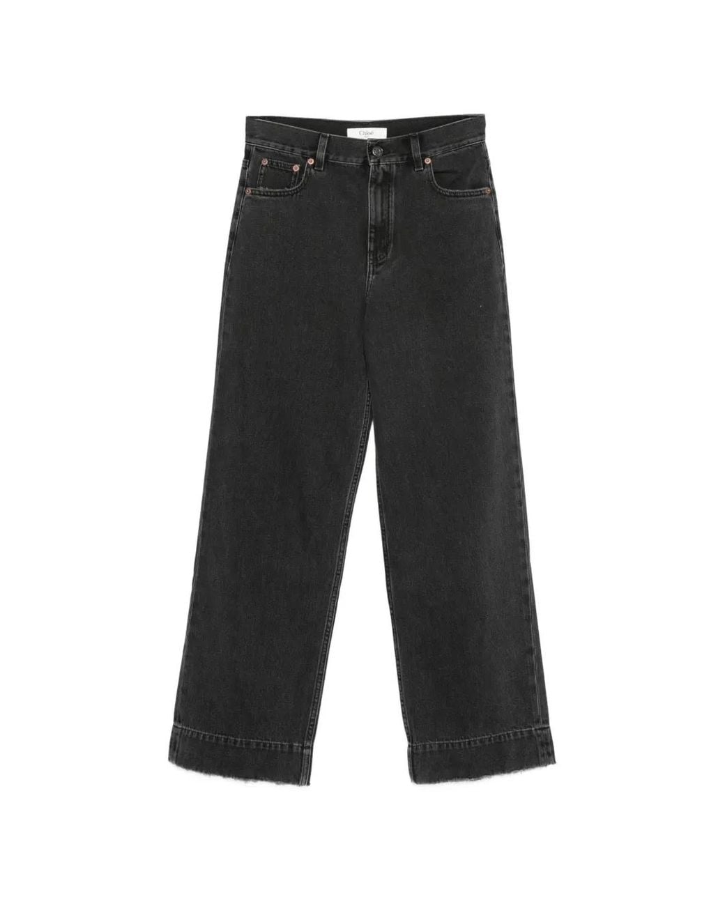Chloé Black Jeans With Patch Pockets