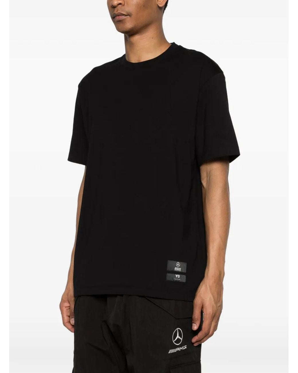 Y-3 X Mercedes-Amg Petronas F1 Short-Sleeve T-Shirt in Black for Men ...