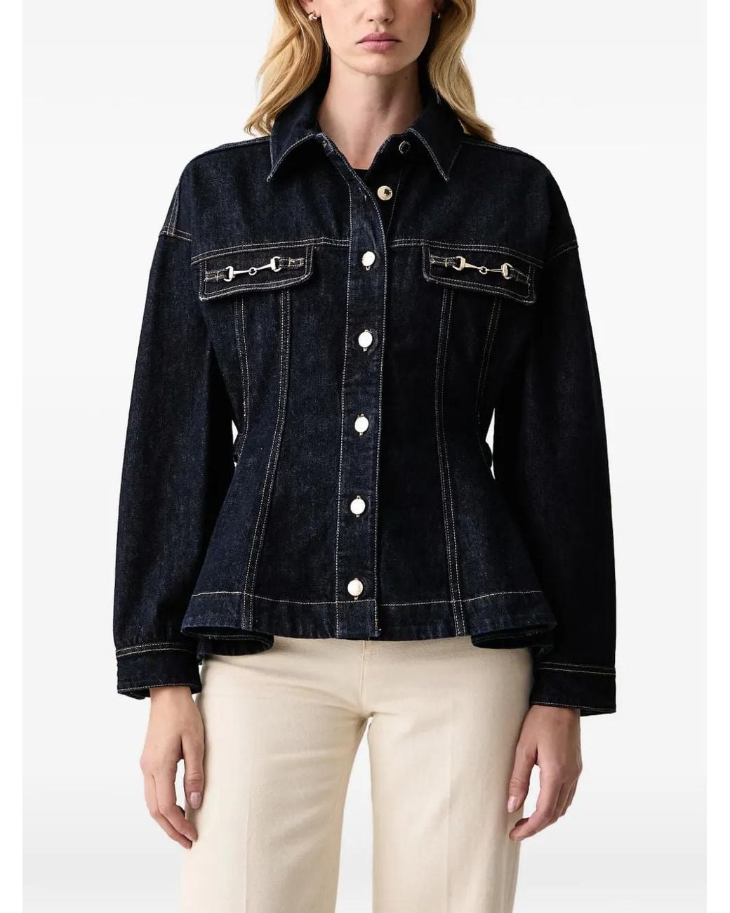 retroféte Blue Jeannie Denim Shirt