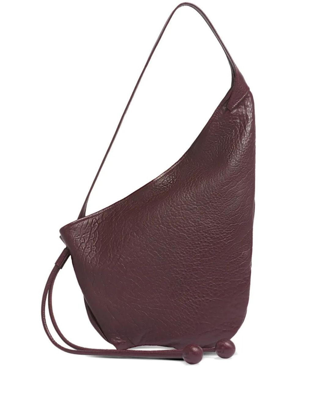 Marni Purple Small Nappa Shoulder Bag