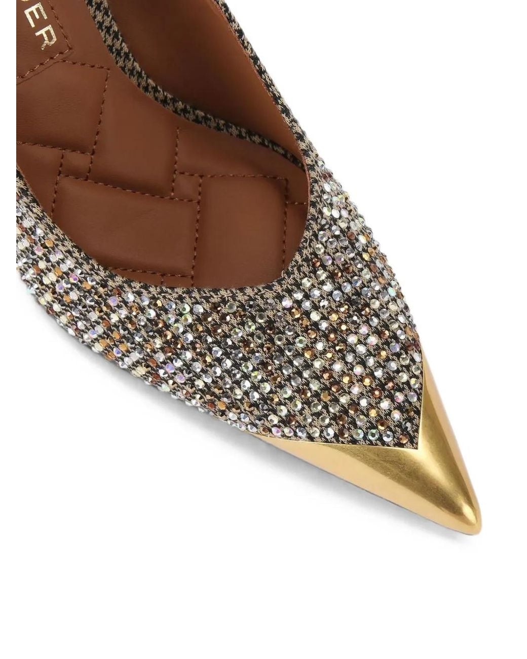 Kurt Geiger White Regent Crystal-Embellished Pumps
