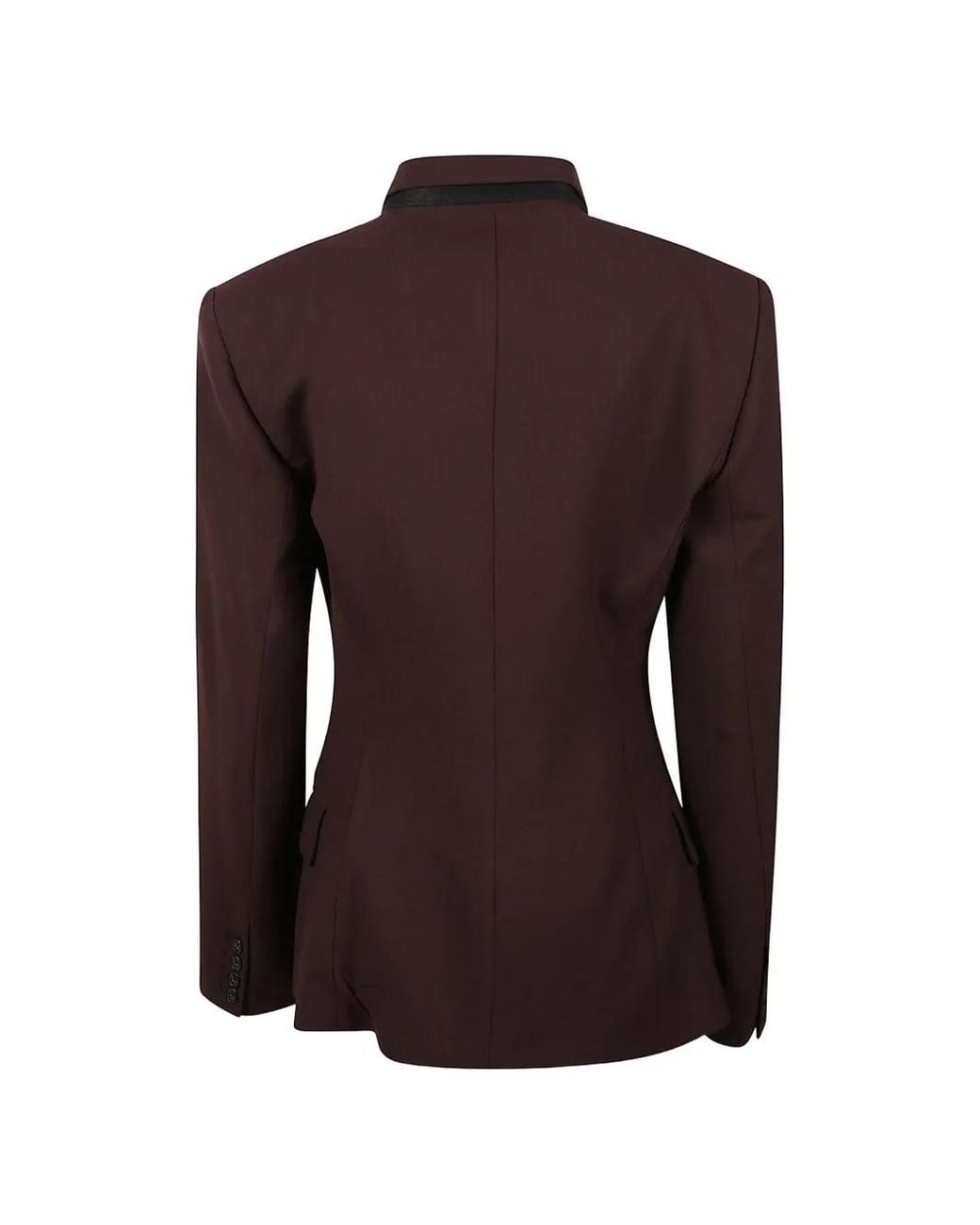 IRO Brown Bluff Double-Breasted Fitted Jacket