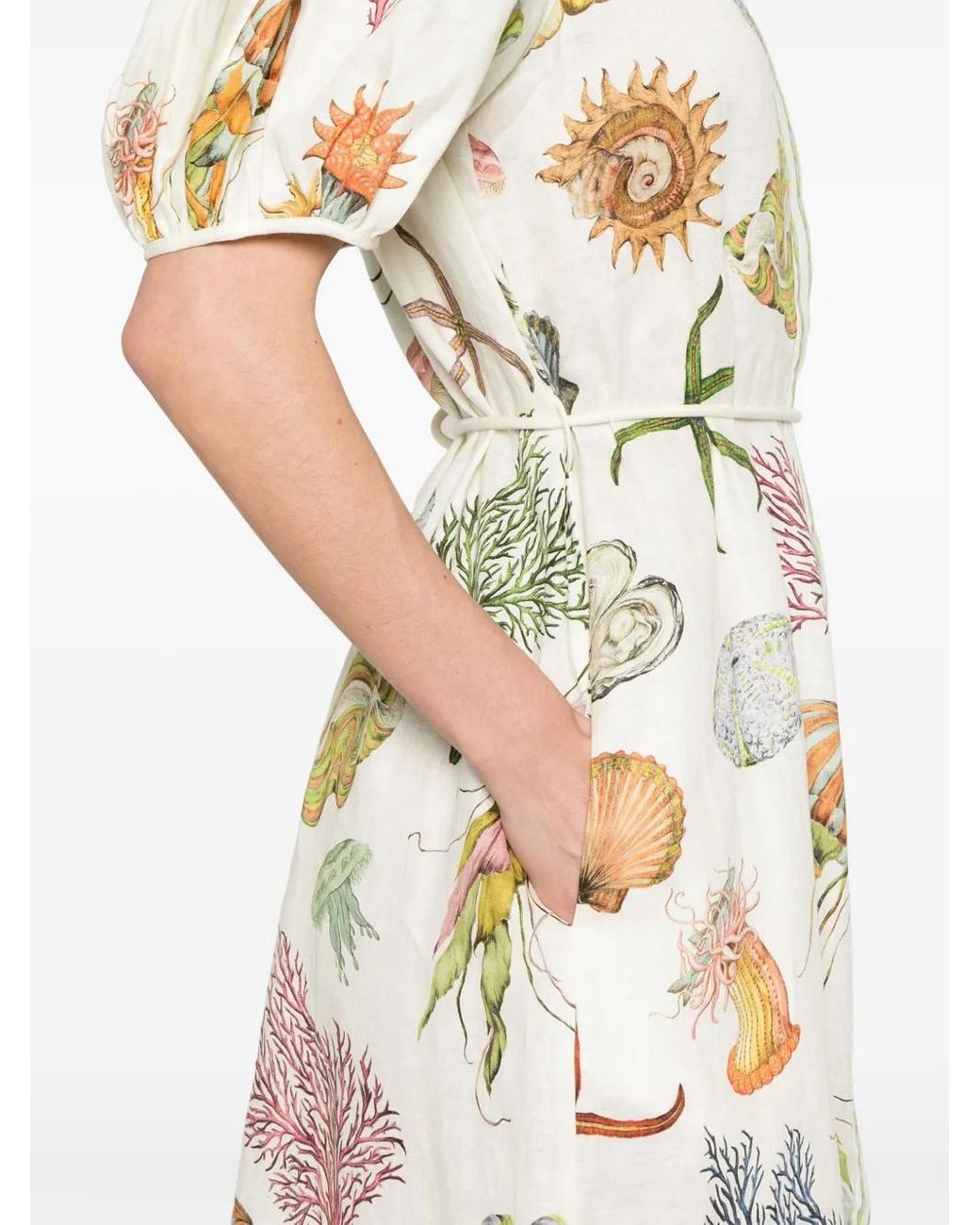 alemais sea shirt dress Sea Shirtdress in Cream (TS)