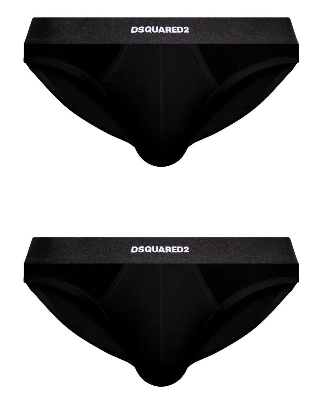 DSquared² Twee Slips Met Logo-Jacquard in het Black voor heren