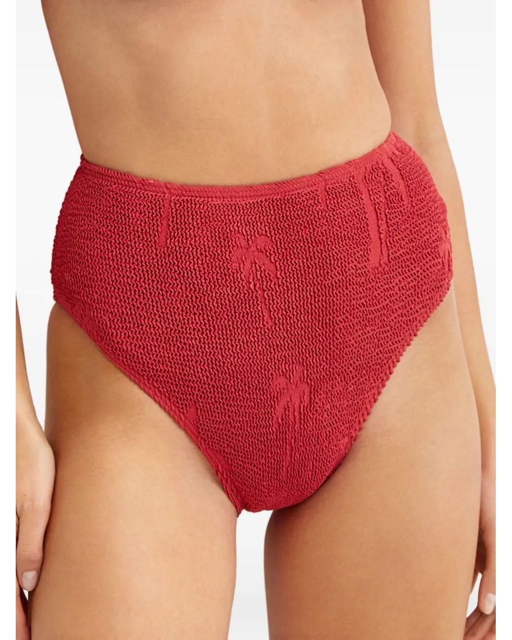 Bondeye Red Palmer Bikini Bottom