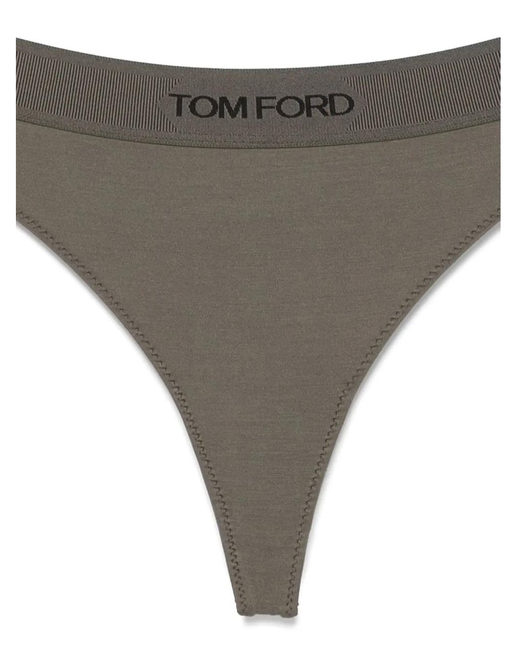 【関税&送料込】Tom Ford Signature Thong Tom Ford Signature Thong in Gray | Lyst