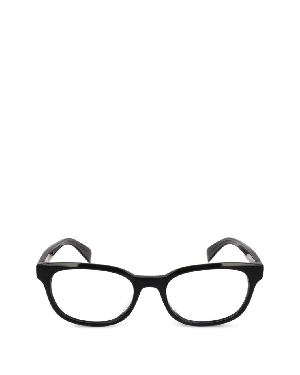 Rag & Bone Black Geometric-Frame Glasses
