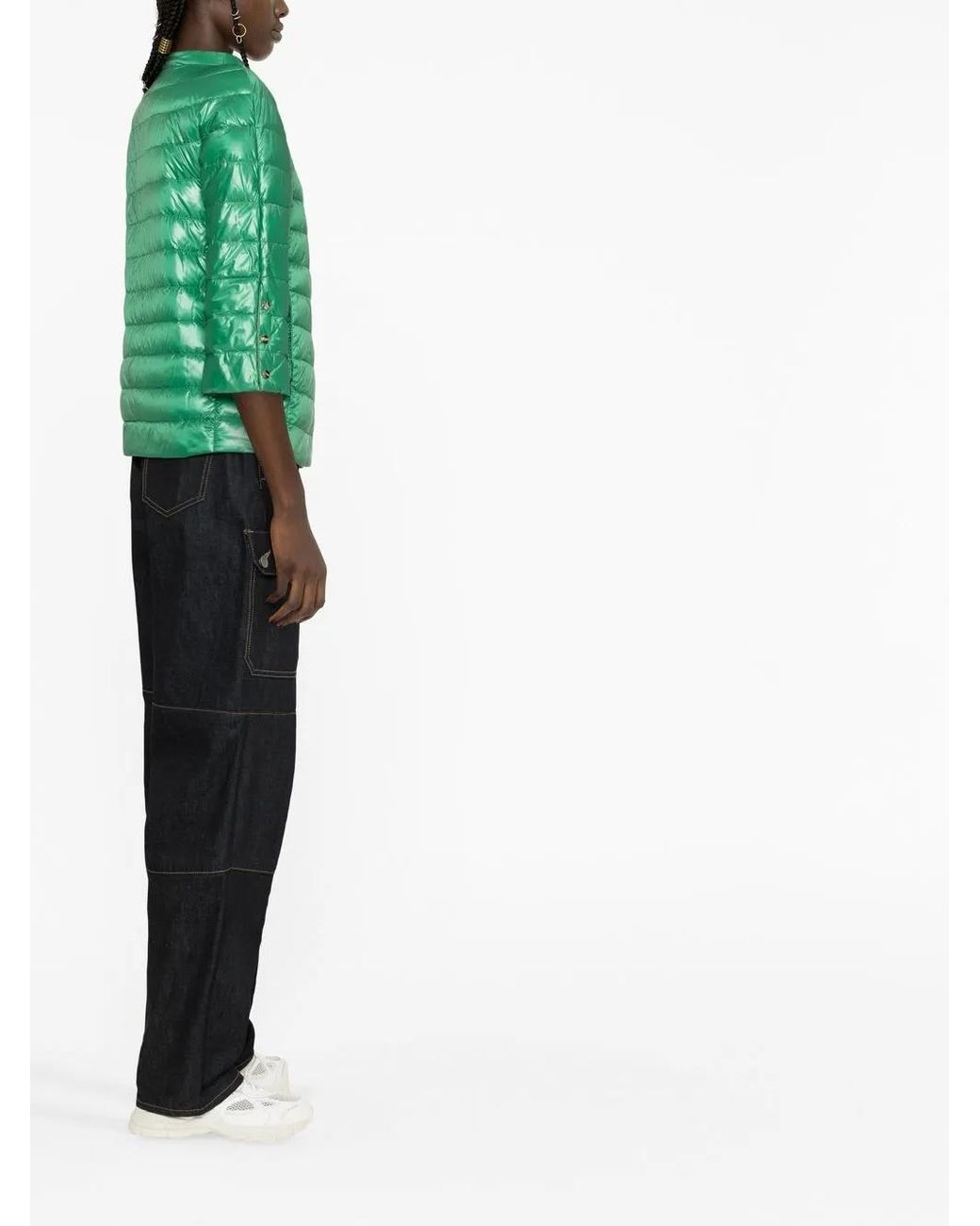 Herno Green Quilted Padded Jacket
