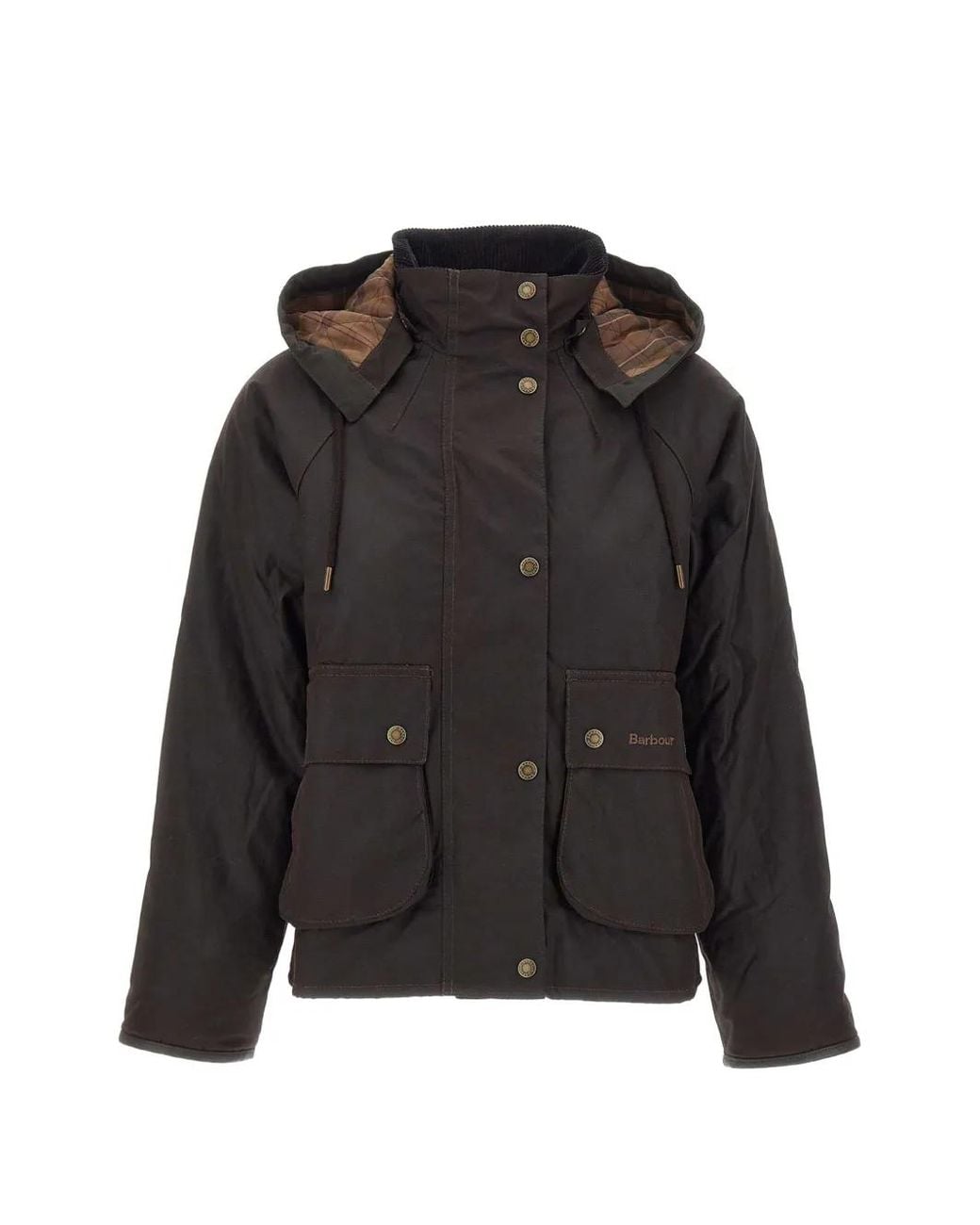 Barbour Black Georgette Waxed Jacket