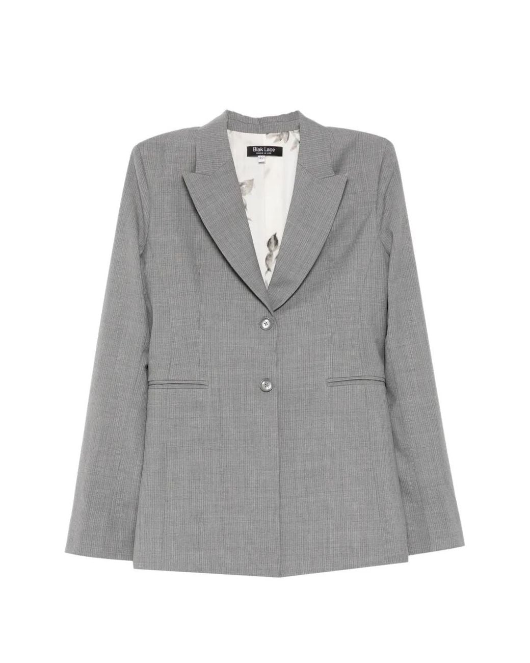 Blazer Con Botones BLAKLACE de color Gray