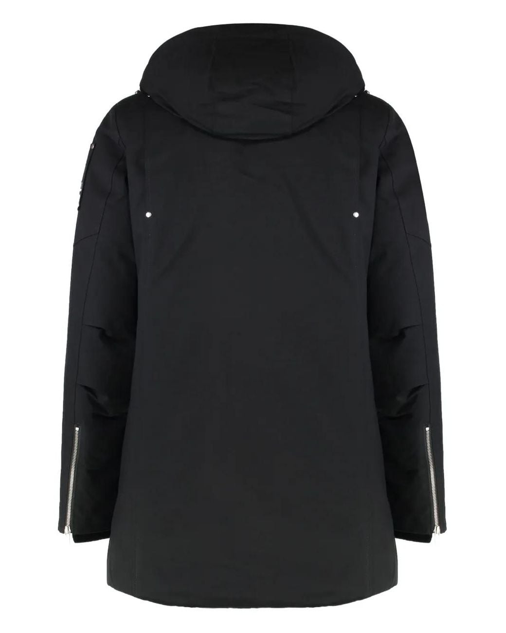 Moose Knuckles Black Padded Stirling Parka for men