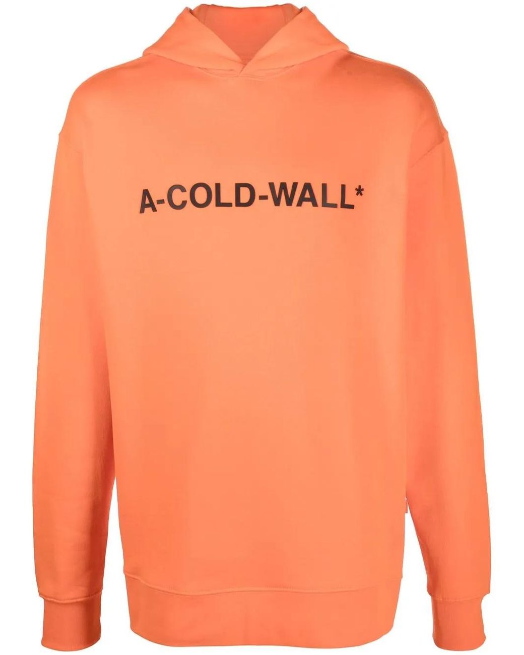 A_COLD_WALL* Orange Hoodie À Logo Essential Imprimé for men