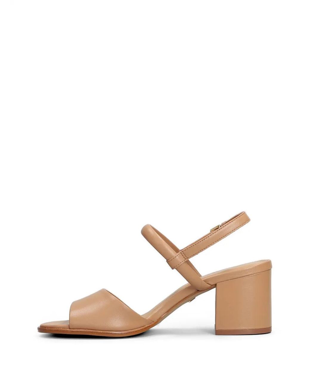 Carrano Natural Buckle-Fastening Block-Heel Sandals