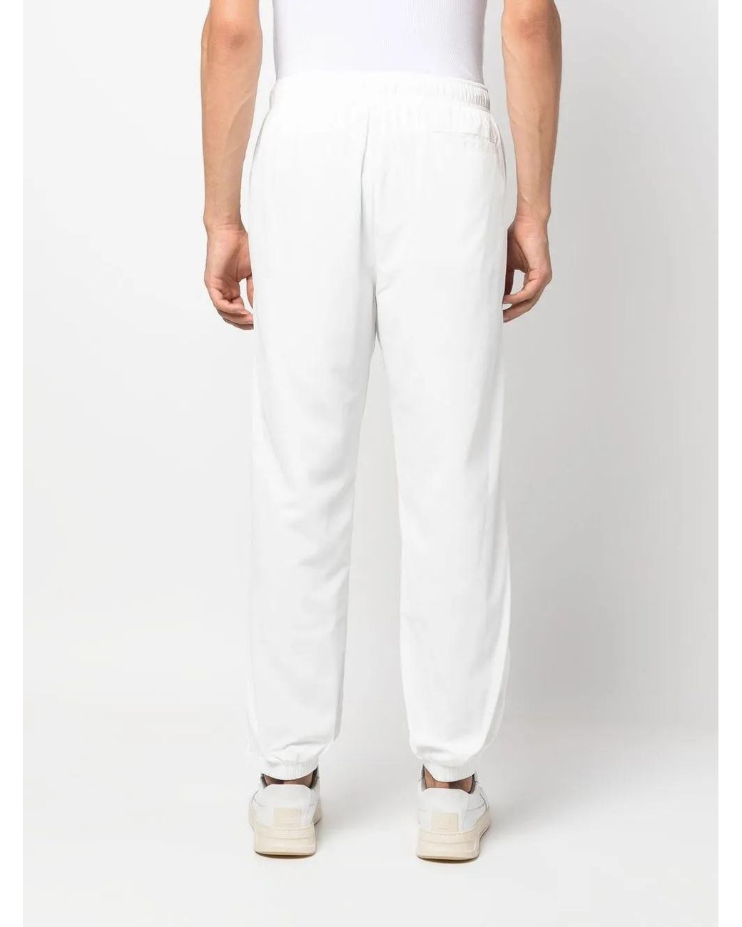 Casablanca White Logo-Print Track Pants for men
