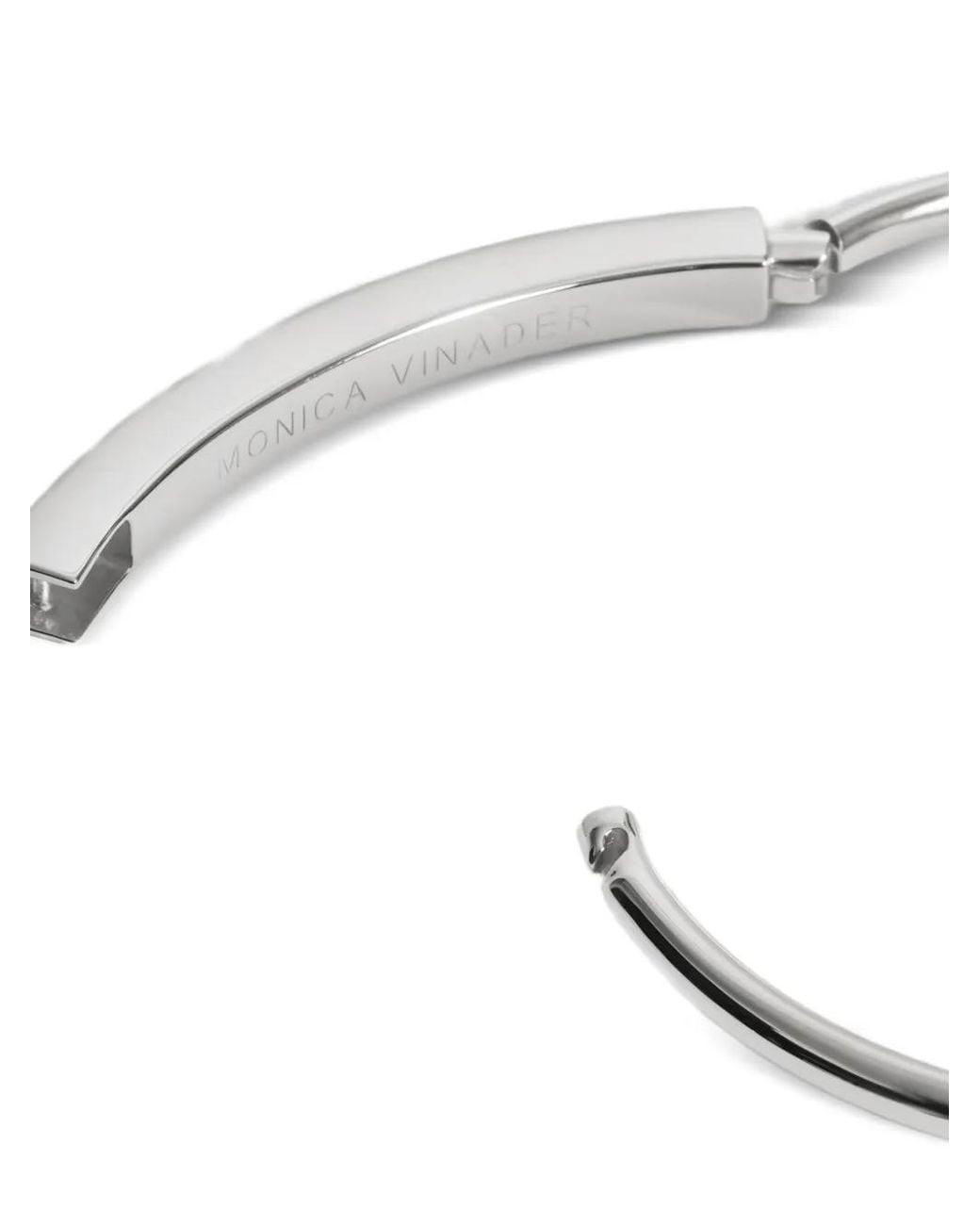 Monica Vinader White Mv Linear Bangle