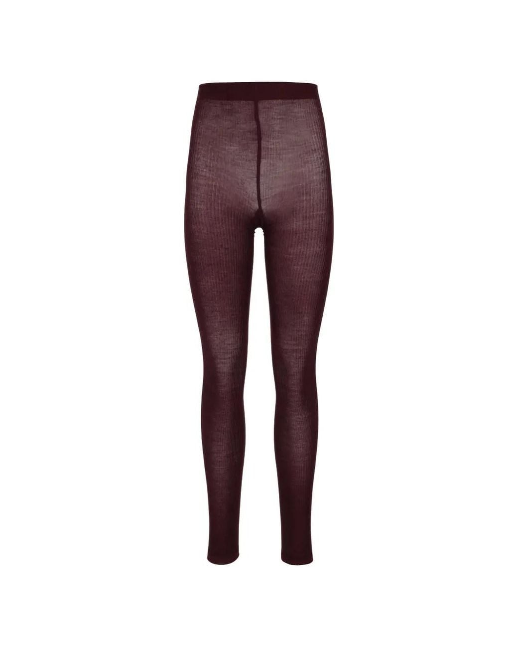 Antipast Purple Ribbed-Knit Tights