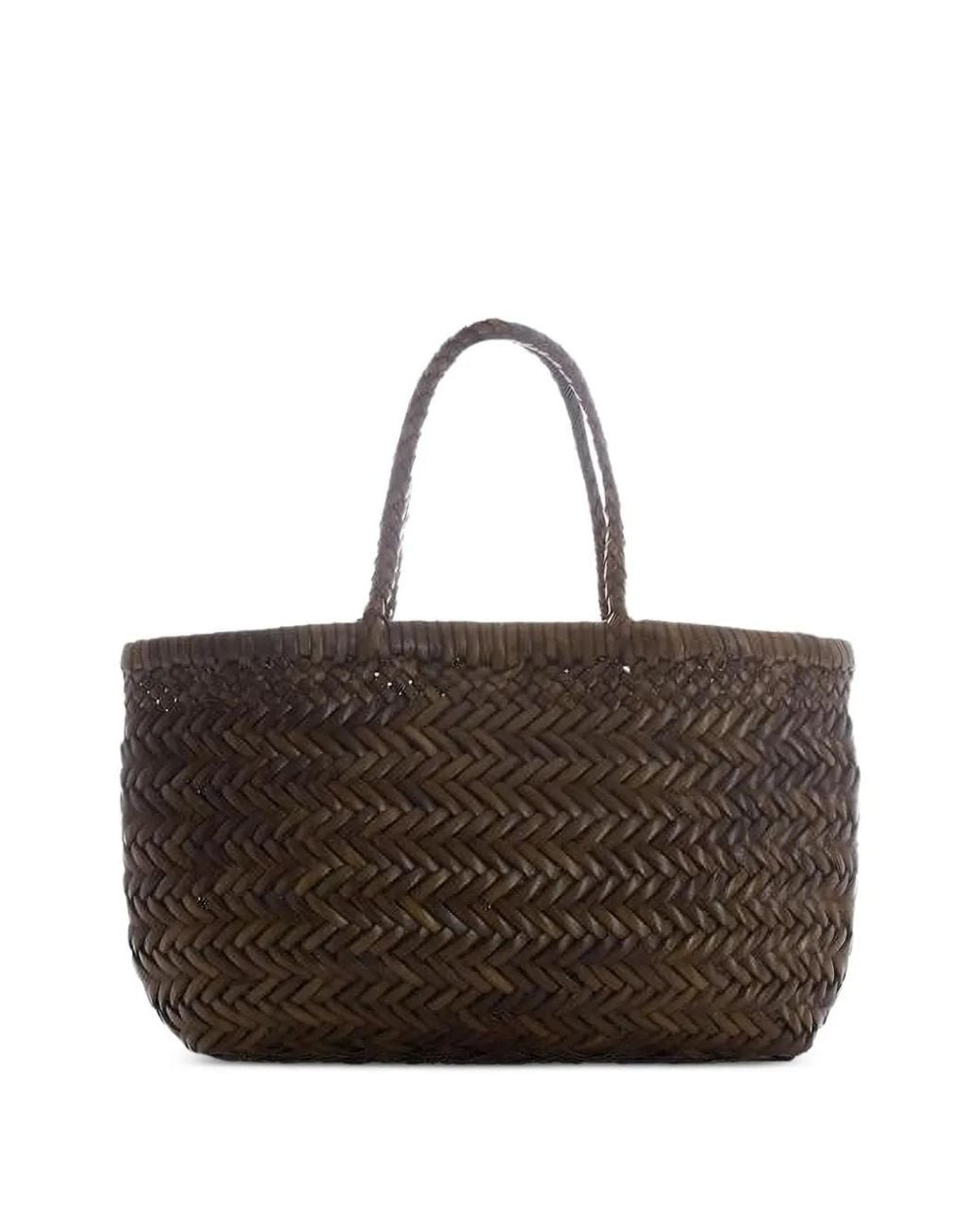 Dragon Diffusion Brown Woven Pendant Tote Bag