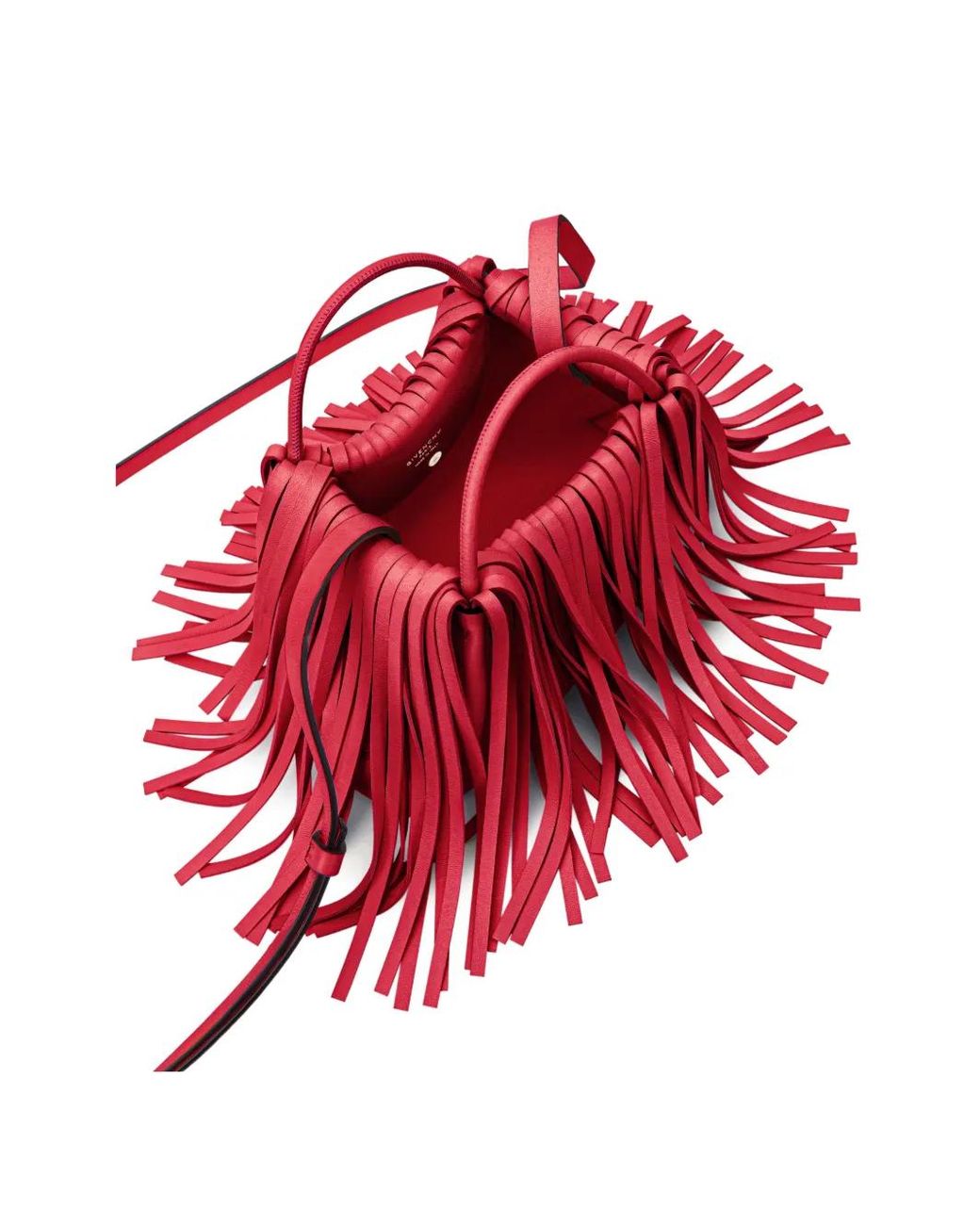 Givenchy Red Nano Facet Tote Bag