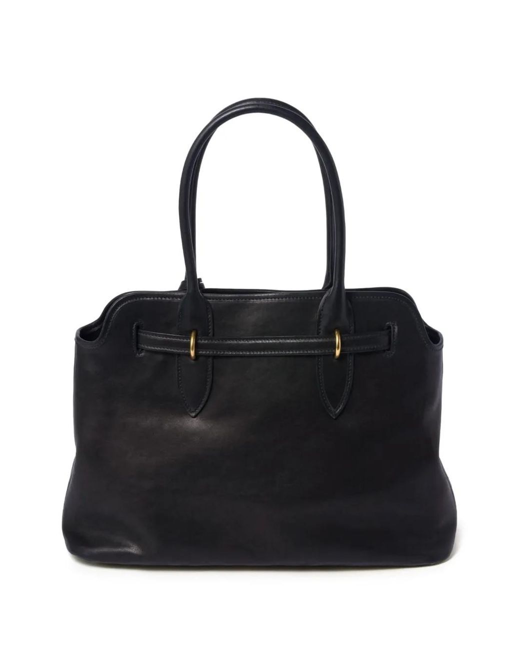 Miu Miu Black Aventure Medium Leather Handbag
