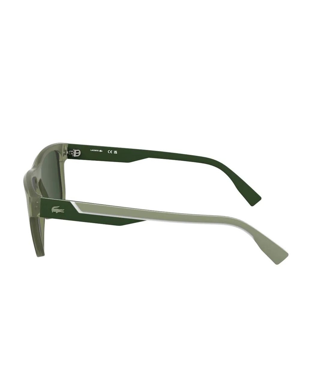 Lacoste Green Logo-Print Sunglasses for men
