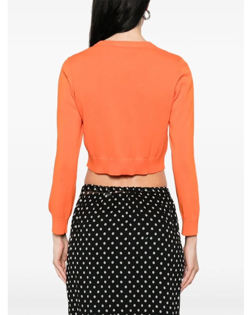 N°21 Orange Button-Up Cardigan